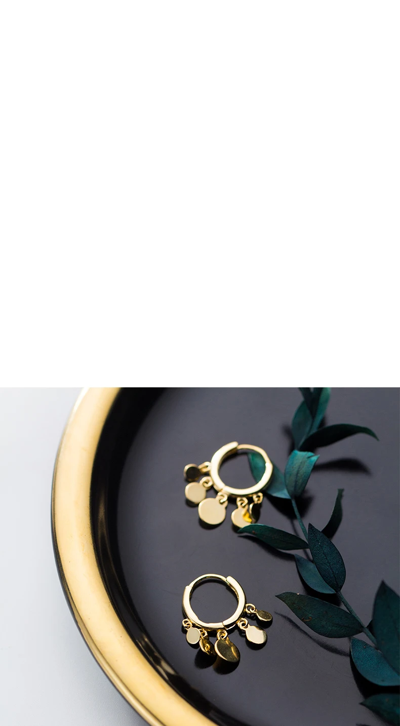 MloveAcc Серебро 925 пробы геометрические круглые вафельные серьги-кольцо для женщин модные серьги ювелирные изделия