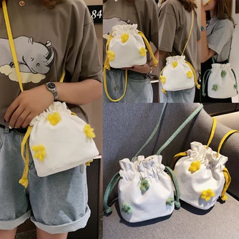

2019 Newest Hot Women Canvas Bucket Handbag Shoulder Lady Cross Body Bag Tote Messenger Satchel Purse