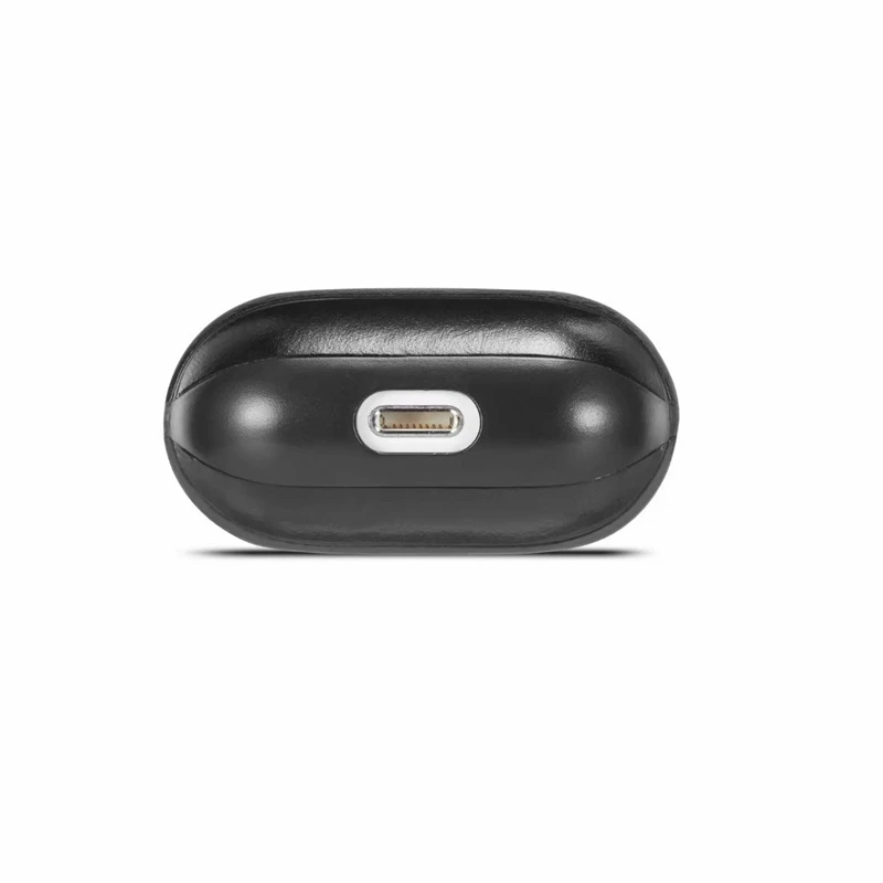 Чехол для гарнитуры из натуральной кожи для AirPods 1/2, чехол для зарядки наушников