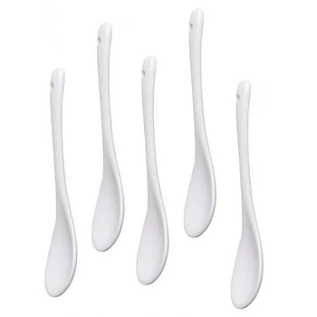 

New Set of 5 Ceramic Spoon Teaspoon Spoon Jam Honey