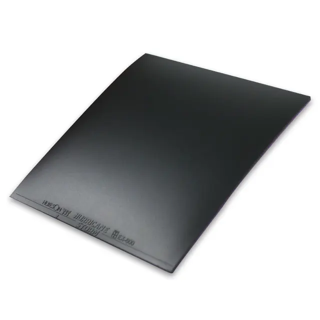 HUIESON Table Tennis Rubber HURRICANE-STORM EX-600 2.2MM Durable Ping Pong Rubber Loop & Control for 40+ Black 1 piece