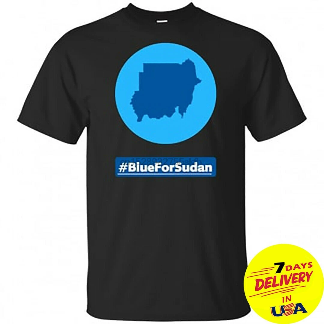 

Blue For Sudan The Civil State Is Our Dream T-Shirt S-5XL