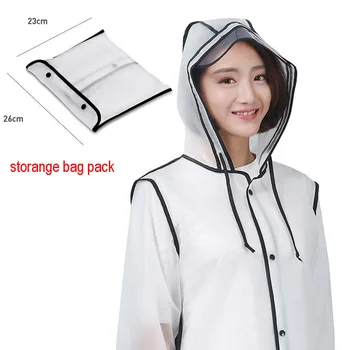 

Transparent Raincoat Women Lovers Rainwear Trendy Brand Fashion Women's Coat Version Windbreaker Adult Hiking Men's Poncho