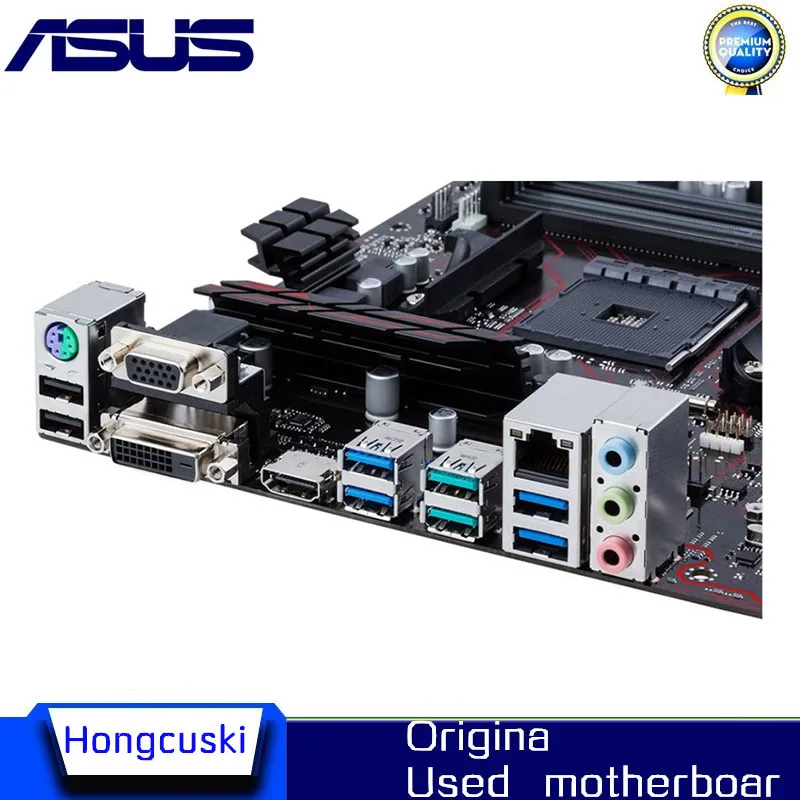 Asus Prime用のオリジナルのデスクトップマザーボード,B350-PLUS