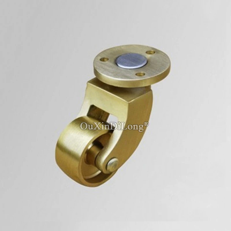Европейские латунные тяжелые ролики для мебели 4 шт. настольное кресло диван