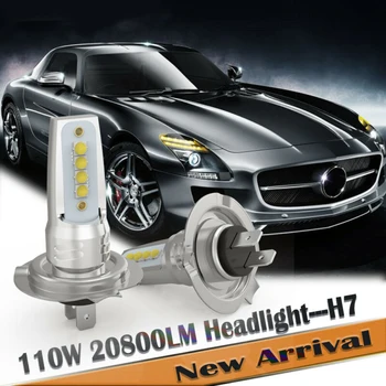 

Tool Car Lights Prop Pack Parts Accessory H7 Headlight COB Bulbs 20800LM
