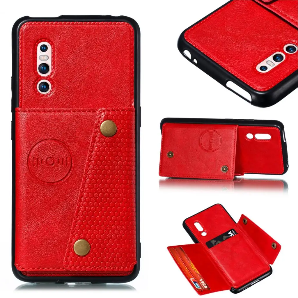 Складной чехол для карт, набор для Xiaomi Red rice 7A, роскошный кожаный крепкий держатель с магнитным креплением для Xiaomi K20 k20 Pro, чехол для телефона