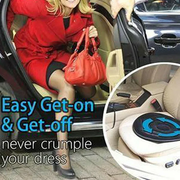 Вращающаяся подушка для сидения вращающаяся Подушка для стула мягкая дышащая прочная подушка для автомобиля домашний офис MYDING