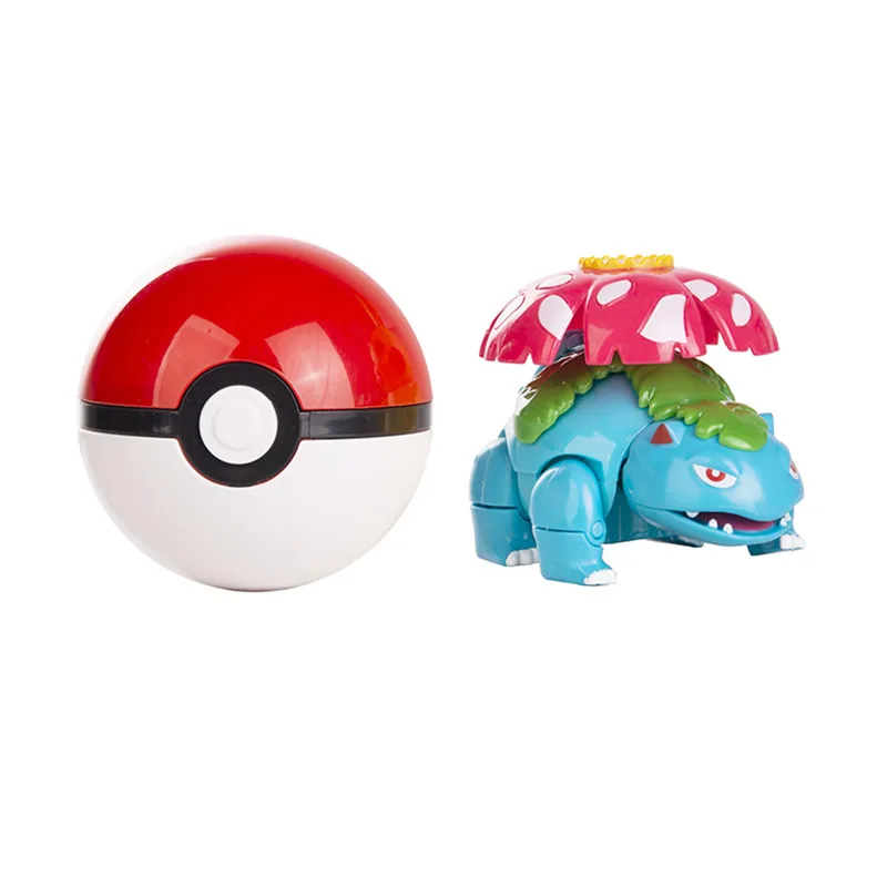 dragon ball z toys Pokemon Anime Figure Deformation Toy Pikachu Charizard Mewtwo Eevee Pocket Monster Pokeball Action Model Best Kids Birthday Gift predator toys