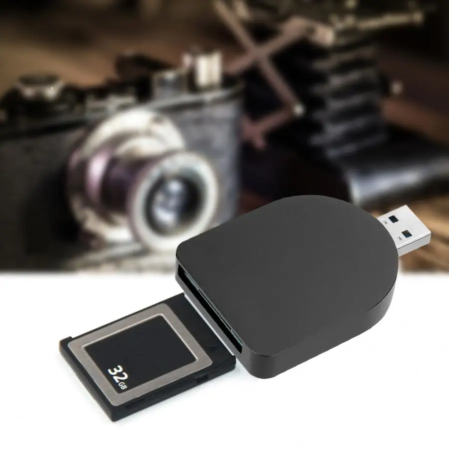 Для XQD USB3.0+ type-A высокоскоростной передачи данных HD видео портативный кардридер черный Тип-кардридер