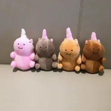 12 см Плюшевые игрушечные единороги игрушечные животные брелок плюшевая игрушка