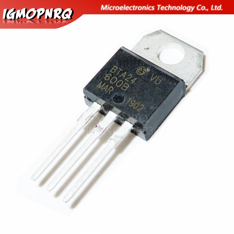 10 шт. бесплатная доставка Φ BTA24 Triacs 25 Amp 600 Volt TO 220 новый оригинальный c c  | Интегральные схемы -32393221483