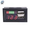 BMS 4S 12V 12.6V Voltage Meter Capacity Indicator Dual USB 5V 2A Output LED Digital Display Voltmeter Tester ► Photo 1/4