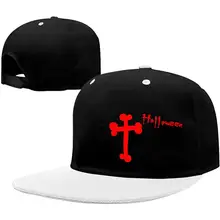 Кости крест религиозная Хэллоуин бейсбольная кепка Классическая мода контраст хип-хоп бейсбольные шапки для мужчин и женщин белый