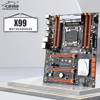 

JINGSHA X99 Motherboard LGA 2011-V3 CPU 256GB NVME M.2*M.2 WIFI and 8*DDR3 DIMM 8* SATA3.0