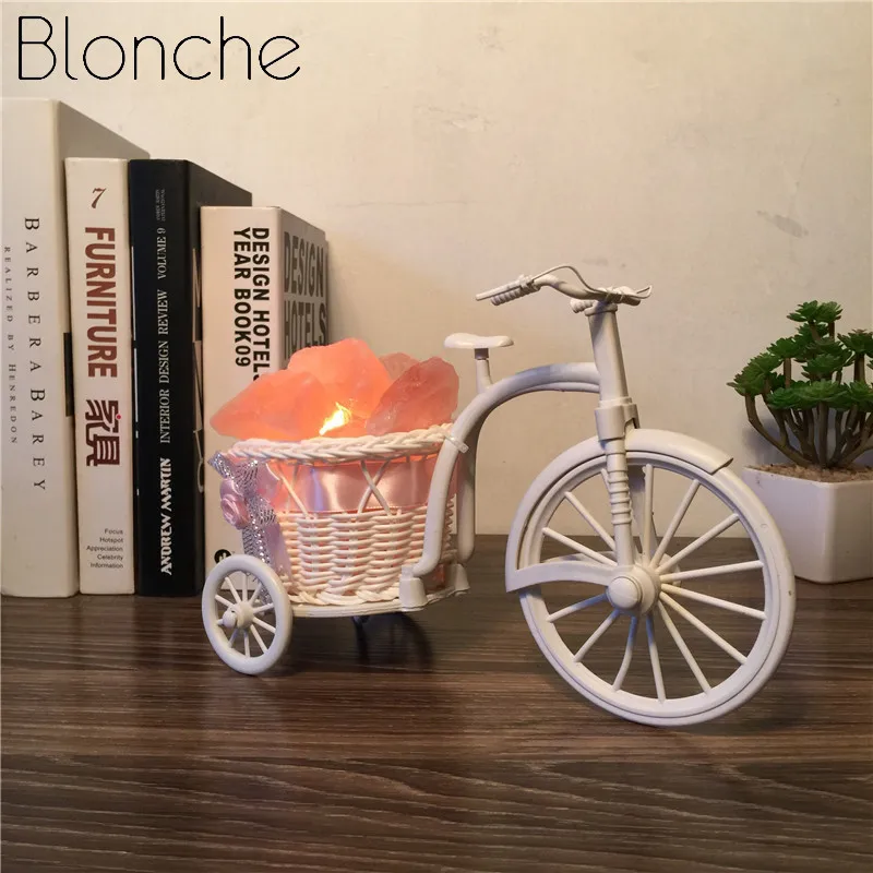 Blonche креативный Настольный светильник светодиодная соленая лампа с Гималайским