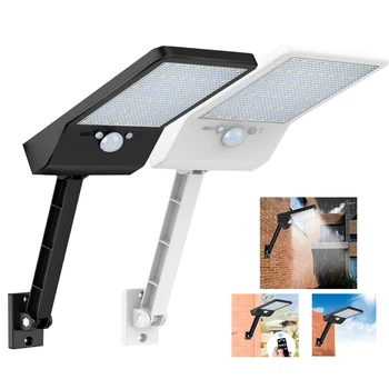 

48 LED Solar Powered Wall Street Light Outdoor Lamp With Remote Control Residential House outdoor light ning