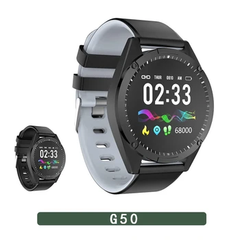 

G50 Waterproof Smart Watch Male And Female Heart Rate Monitoring Touch Screen 1.3 Inch Sports Fitness Bracelet For Android IOS