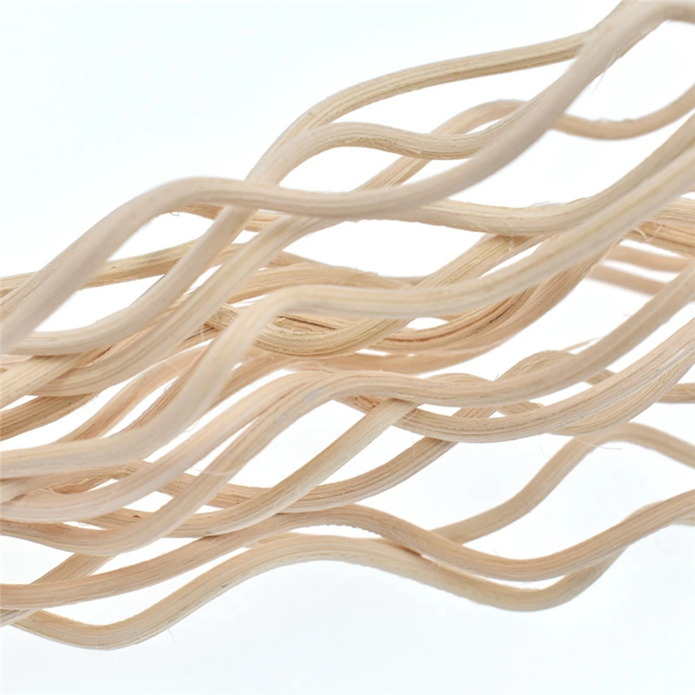 Reed Diffuser Stick 20 pcs Wavy Rattan Fragrance Diffuser Replacement Refill Sticks Air Freshener