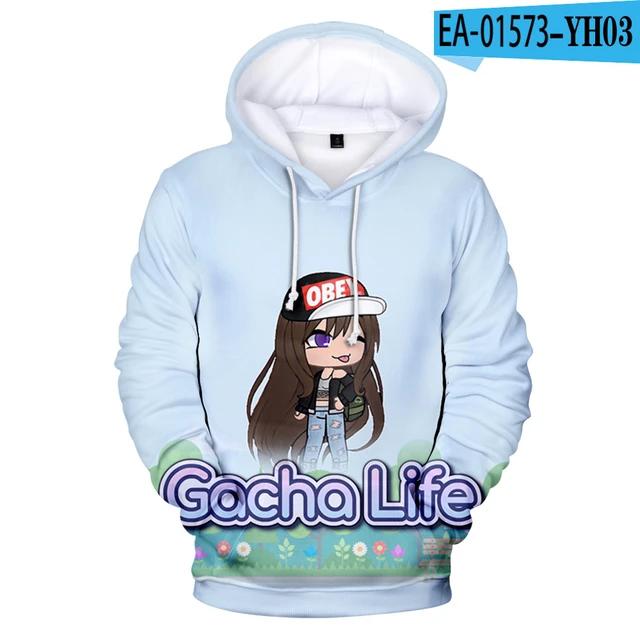 Hoodies Masculinos Casal Moletom Com Capuz Jogo Gacha Life Impressão 3d E  Moletom Feminino Meninos Meninas Bonito Harajuku Roupas Esportivas De  $96,73