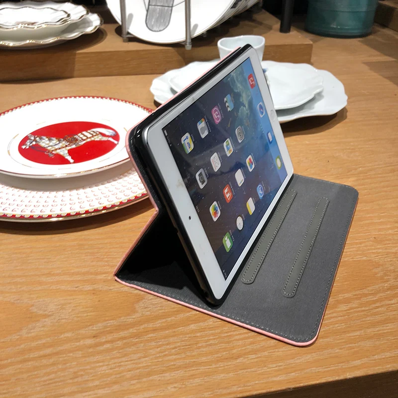 Автоматический будильник смарт-чехол с подставкой для Планшеты ipad Mini1 на возраст 2, 3, 4, 5, ipad air 2 3 pro Мультфильм защитный чехол для ipad 2, 3, 4 18 9,7