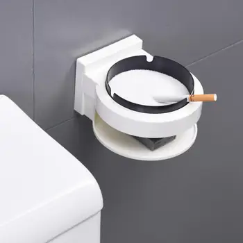 

Wall-mounted Portable Ashtray Bedside Bathroom Car Special Waterproof Ashtray Stainless Steel Cigarette Butts Organizer Hot Sale