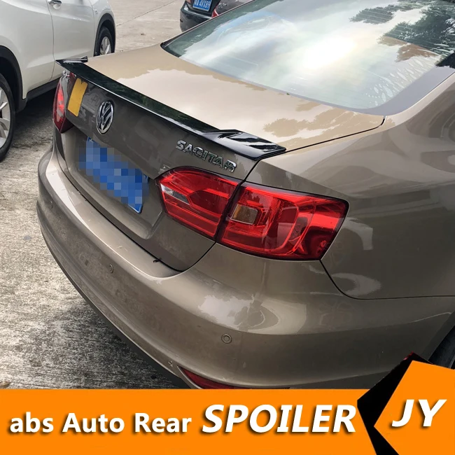 Спойлер для Volkswagen Jetta 2013-2018 спойлер Sagitar высокого качества из АБС-пластика заднее