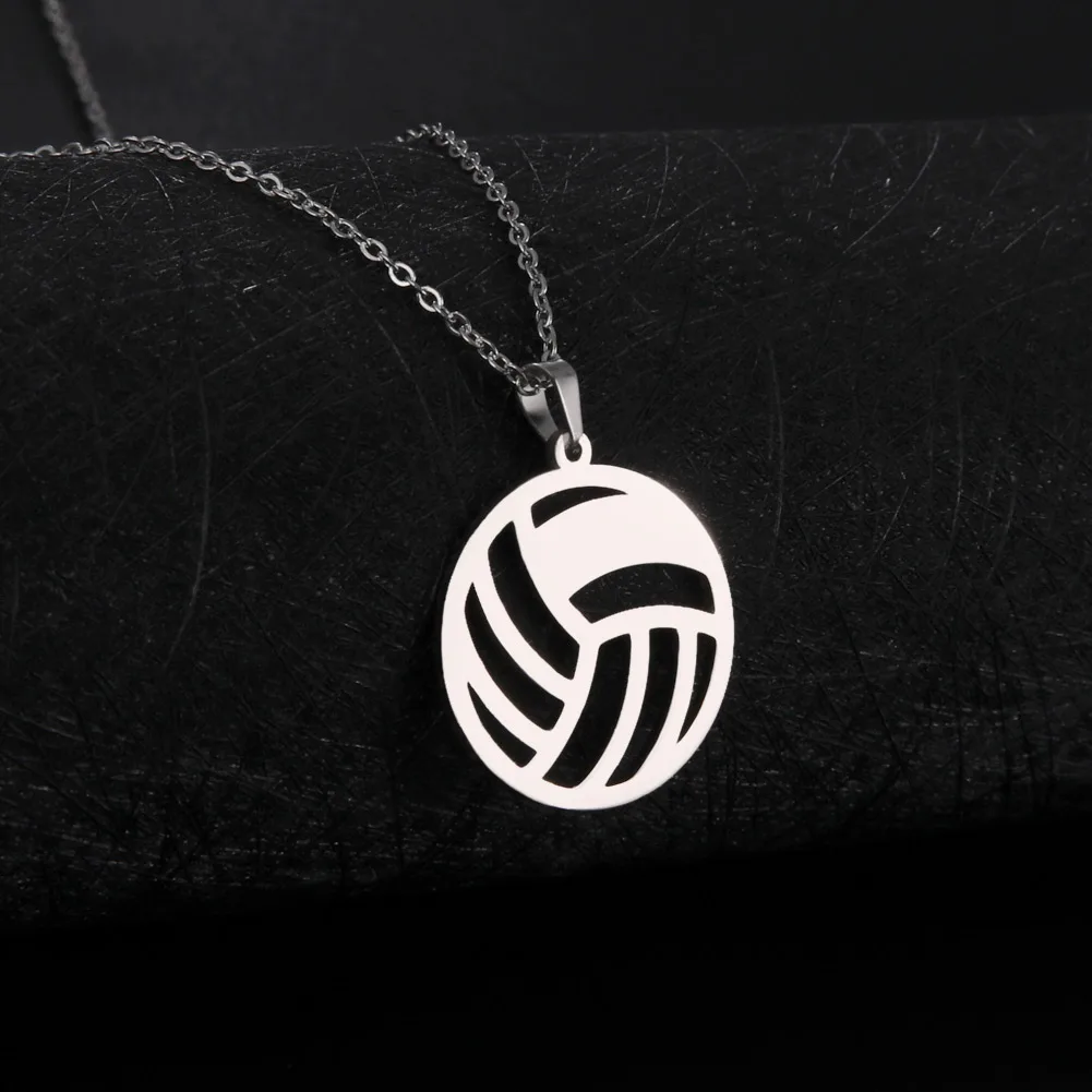 Fishhook Волейбольное ожерелье индивидуальное имя спортивный подарок для женщин