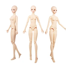 1/3 шарнирная кукла без одежды тело 60 см 26 суставов BJD куклы высокого качества белая кожа головка с/без макияжа девушка игрушки для детей