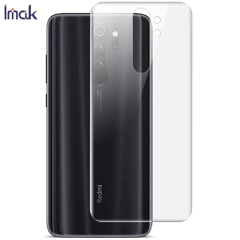 Imak Гидрогелевая пленка для Xiaomi Redmi Note 8 7 Pro задняя Передняя Задняя Защитная Прозрачная Олеофобная пленка
