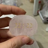 Natural Pink Rose Aventurine Palm Stone Carved Double 22 Lucky Number Palmstone Spiritual Healing Wish Stone Crystals Crafts 1pc 4