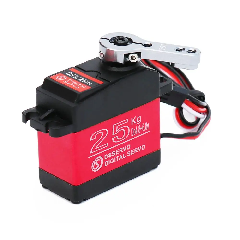 

Pastall 25KG Digital Servo Full Metal Gear High Torque Waterproof for RC Car Crawler Robot Control Angle 270Â°