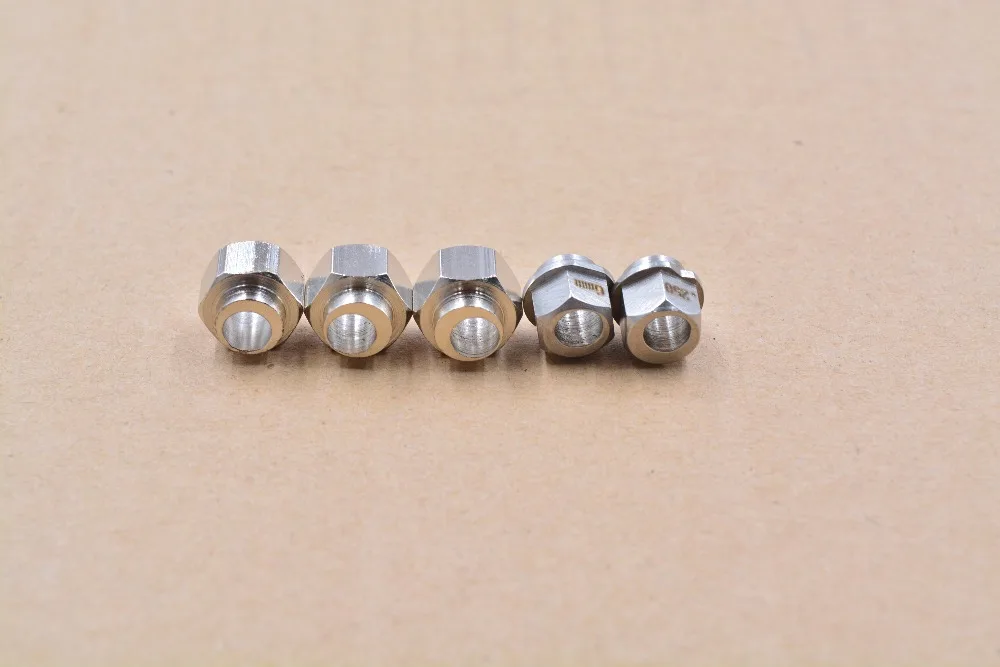 3D printer openbuilds eccentric column isolation aluminium profile nut hexagonal bore 5mm height 6mm 6.35mm V slot