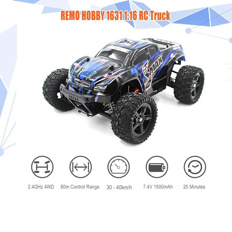 1631 1:16 2,4G Электрический 4WD грузовик с дистанционным управлением детские игрушки ЕС вилка