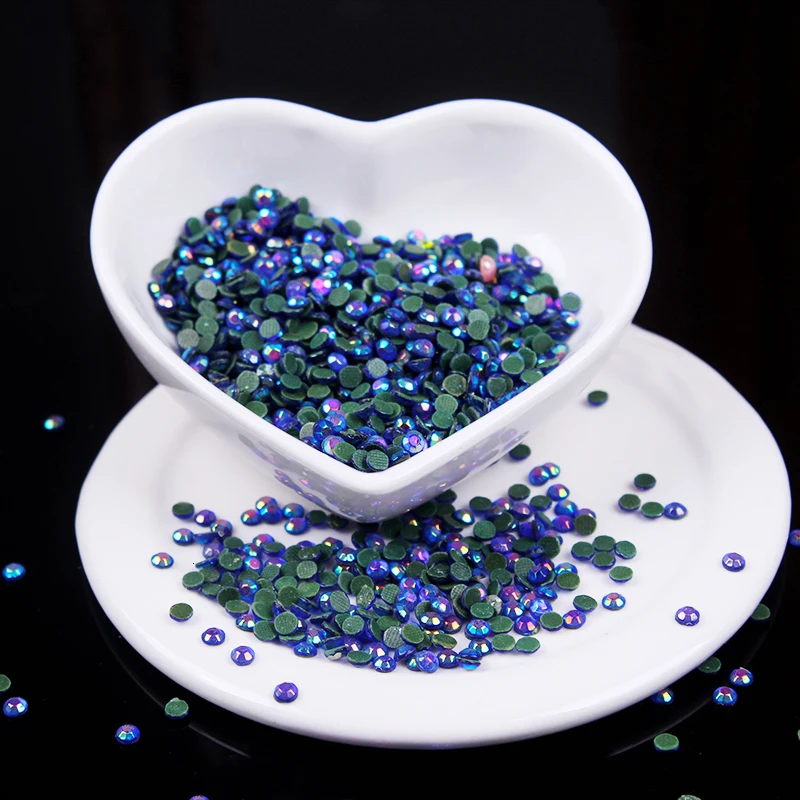 SS6 Nail Art Decorations Rhinestones Crystals Strass Hot Fix Applique For Wedding Dress Rhinestone Glue On Hotfix Decor F | Дом и сад