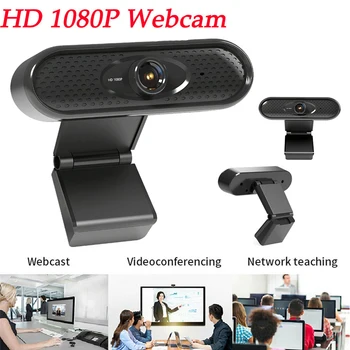 

720P/1080P Mini Webcam Conference Webcam Laptops Desktops USB Webcam For Live Video Conference HD Webcam -in Microphone