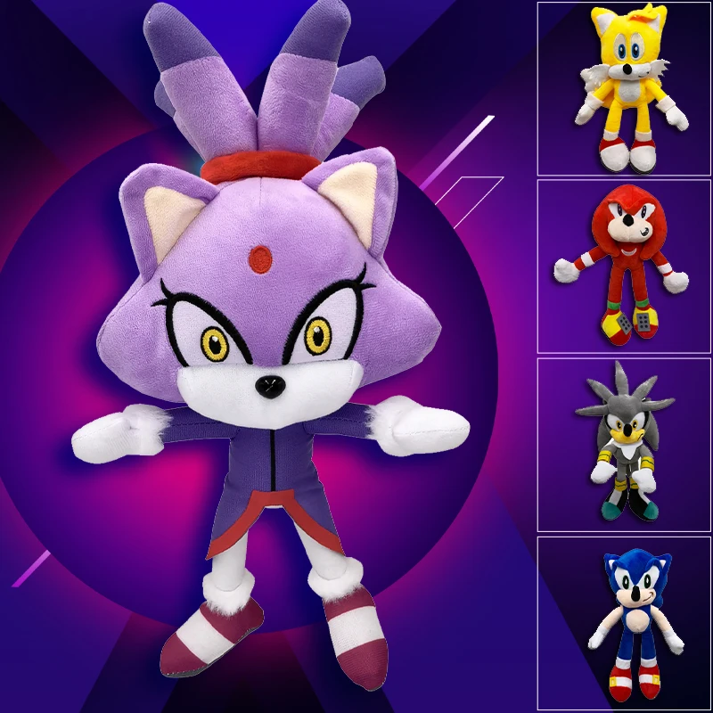 Плюшевые игрушки Sonic мультяшная мягкая набивная плюшевая кукла детские милая