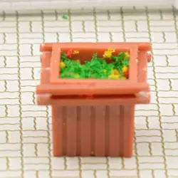 1/100 весы строительный материал песок стол модель DIY Крытый сцены фон с изображением природы квадратный цветок