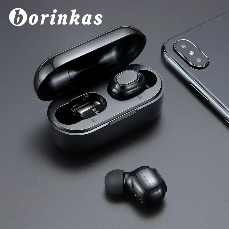 TWS-стереонаушники Borinkas с поддержкой Bluetooth и активным шумоподавлением |
