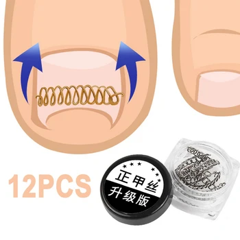 

Professional 12pcsset Nail Art Ingrown Toenails Correction Wire Care Paronychia File Patch Corrector Foot Pedicure Tools 2020