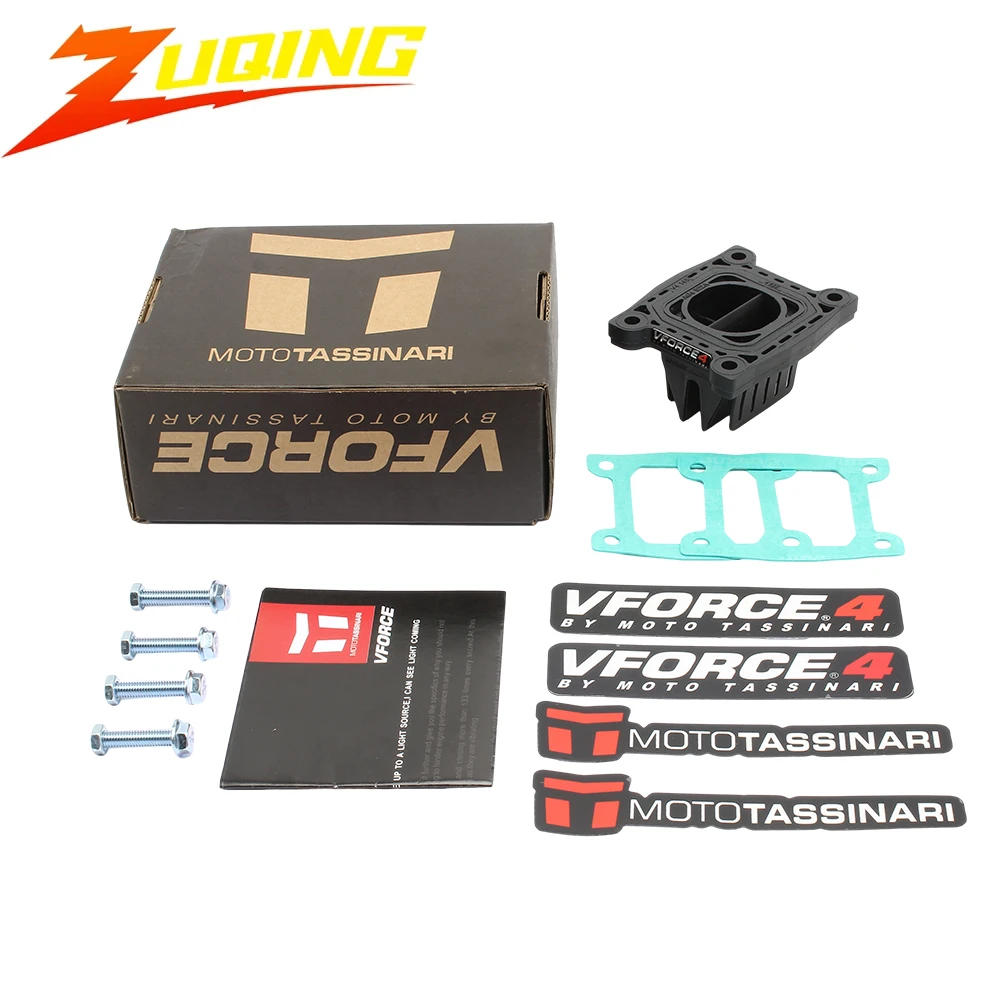 

Motorcycle Carbon Fiber V-Force 4 Reed Valve System Kits for YAMAHA YFS200 Blaster 1988-2006 ATV Moto Tassinari V4145 Parts