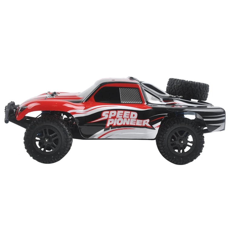 9301X Радиоуправляемая машина 1/18 4WD 2,4G 50 км/ч высокоскоростная Радиоуправляемая машина с дистанционным управлением игрушечная безщеточная пустынная гусеничная машина автомобиль красный