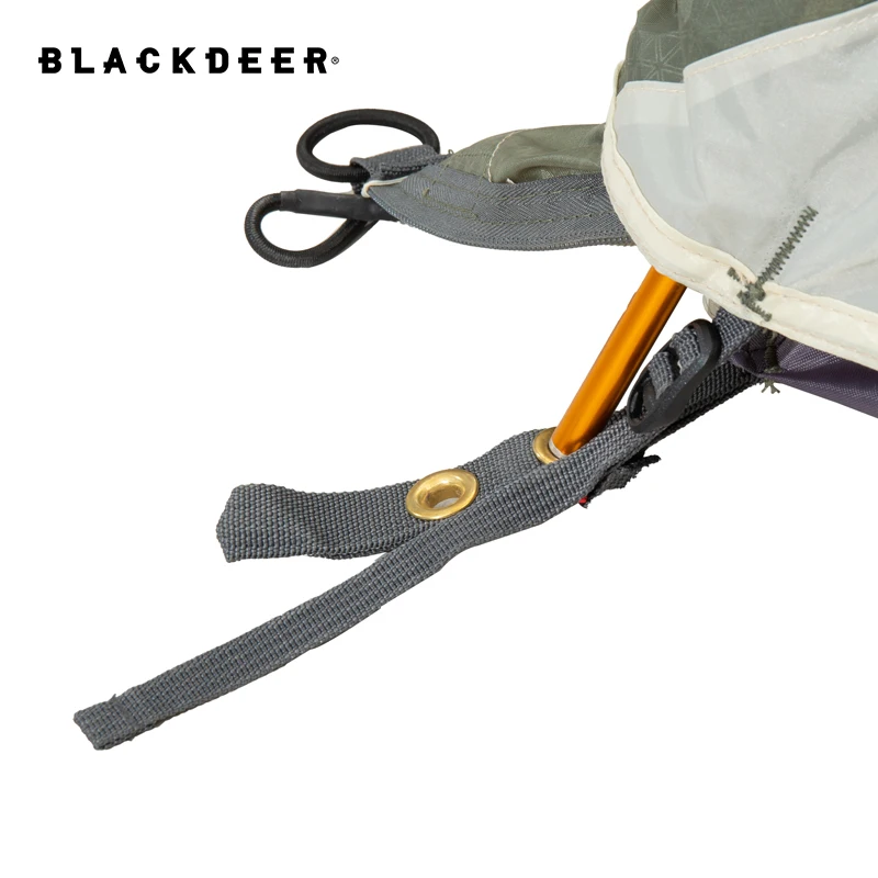 Camping Tent Blackdeer Expedition Camping Tent One Bedroom & One Living Room for 3-4 people 210D Oxford PU3000 mm Hiking Trekking Tent