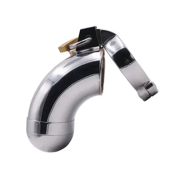 Big Metal Cock Cage Male Chastity Device BDSM Sex Toys for Men Penis Lock Erotic Bondage Husband Loyalty Drop Shipping 6