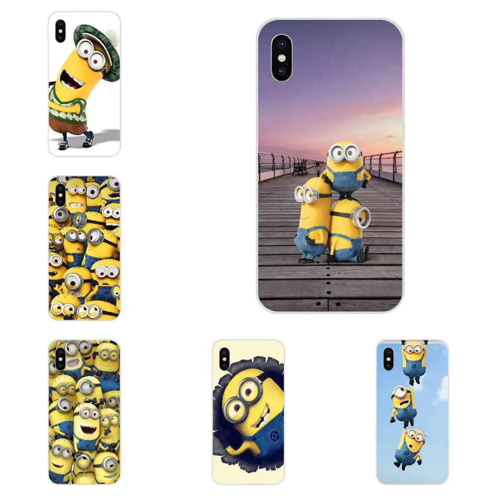 

TPU Phone Coque For Samsung Galaxy Note 5 8 9 S3 S4 S5 S6 S7 S8 S9 S10 5G mini Edge Plus Lite Minions Movies