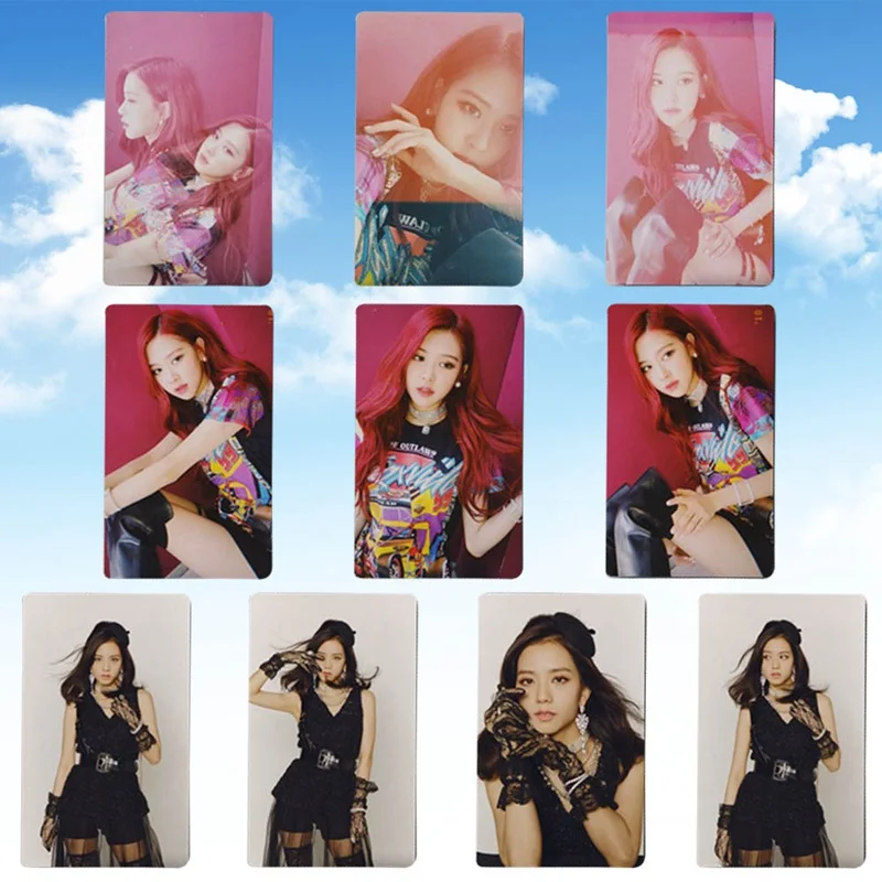 10 шт./компл. KPOP BLACKPINK альбом квадратной вверх самодельная бумага Lomo карта наклейка фото карта наклейка Фотокарта