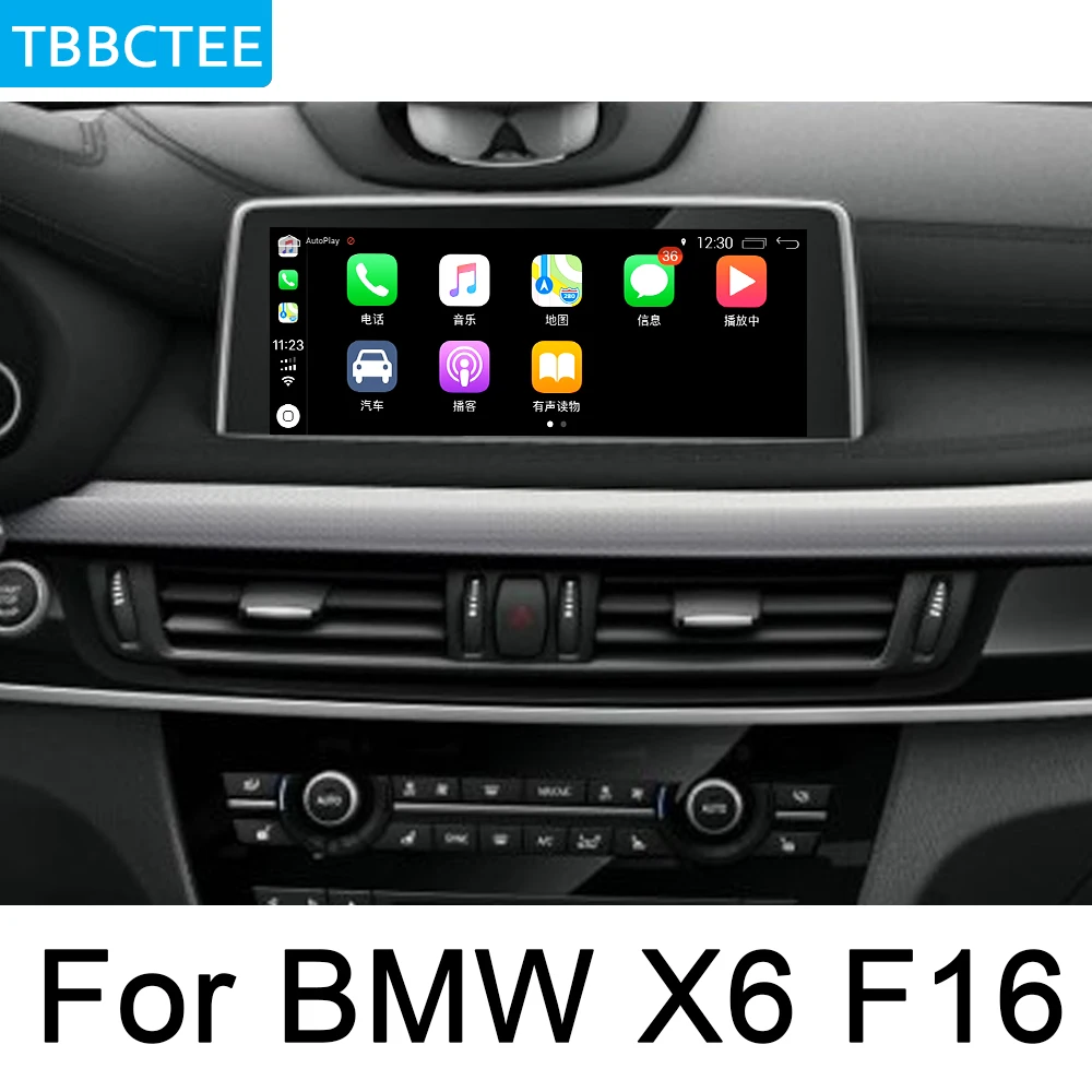 Для BMW X6 F16 2014 ~ 2018 мультимедийный плеер HD 1080P ips lcd экран Android Автомагнитола BT 3g 4G wifi