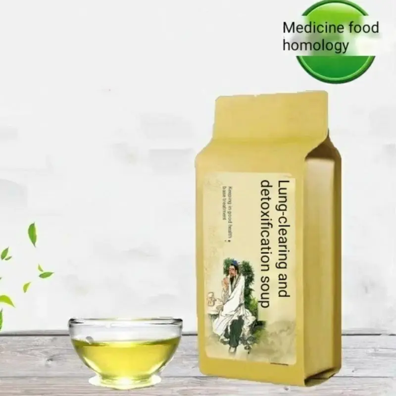 

Lung-clearing and detoxification soup Personal protection of traditional Chinese medicine improves immunity TCM PPE herbs