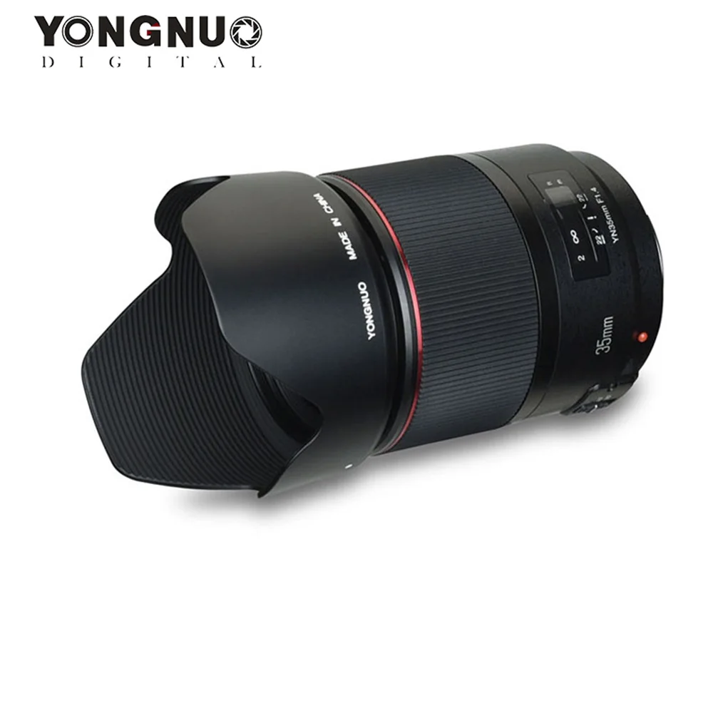 YONGNUO YN35mm F1.4 широкоугольный объектив с полной рамкой для Canon DSLR камер 70D 80D 5D3 MARK II 5D2 5D4 600D 7D2 6D 5D