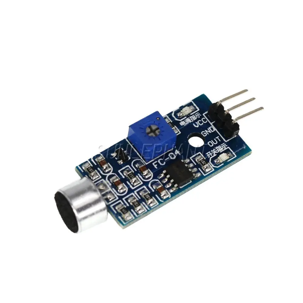 3pin Voice Sound Detection Sensor Module Intelligent Smart Robot Helicopter Airplane Boart Car for arduno Diy Kit | Электронные